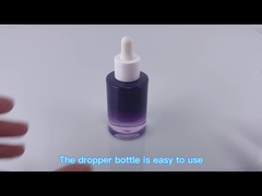 Ombre purple dropper bottle