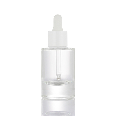 OEM/OEM सेवा पारदर्शी मैट 30ml तरल आवश्यक तेल हेयर ड्रॉपर बोतल