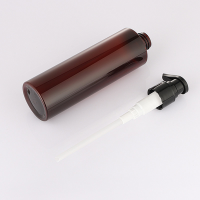 शावर जेल के लिए गोल एम्बर शैम्पू बोतल पंप स्प्रेयर 150ml 200ml 250ml