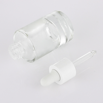 OEM/OEM सेवा पारदर्शी मैट 30ml तरल आवश्यक तेल हेयर ड्रॉपर बोतल