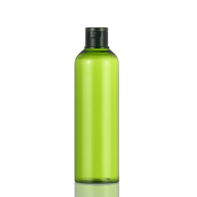 गोल कॉस्मेटिक लोशन बोतल, 54 मिमी ग्रीन खाली शरीर लोशन की बोतलें 300ML