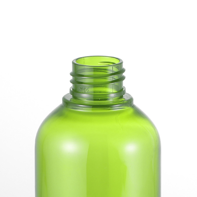 गोल कॉस्मेटिक लोशन बोतल, 54 मिमी ग्रीन खाली शरीर लोशन की बोतलें 300ML