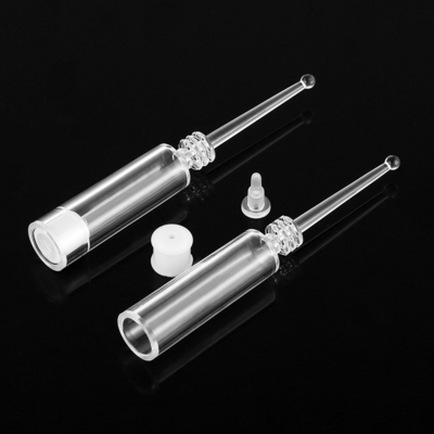 पारदर्शी 1ml आवश्यक तेल की बोतलें पीईटी प्लास्टिक सामग्री Ampoule